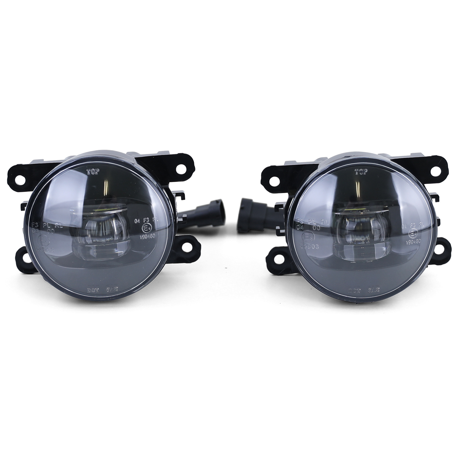 LED Mistlampen Zwart voor Renault Kangoo 2 Megane 2 3 Laguna 2 3 Scenic