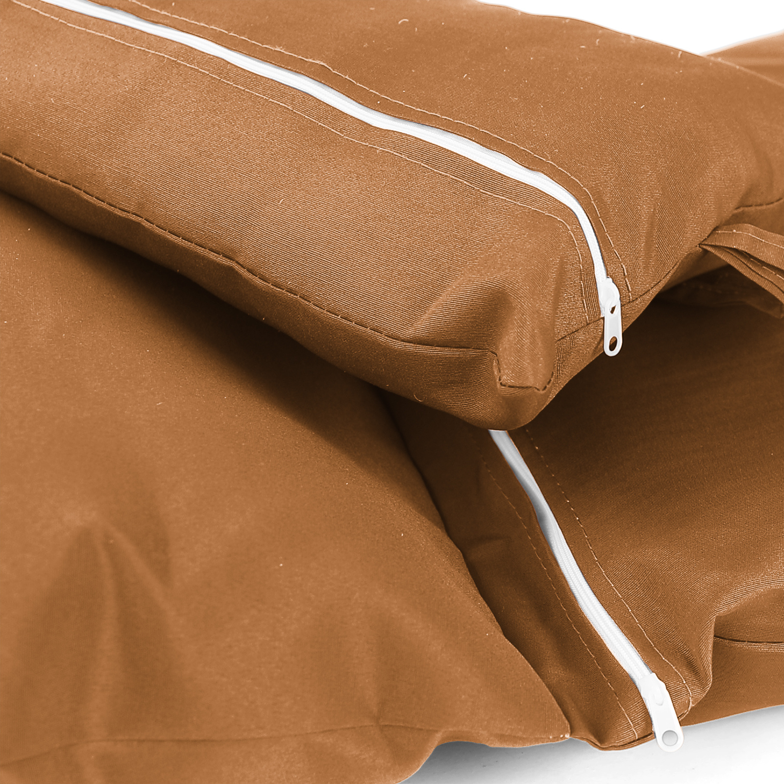 Kussen voor hangstoelmand incl. rugdeel 2-delige set stijl lichtbruin