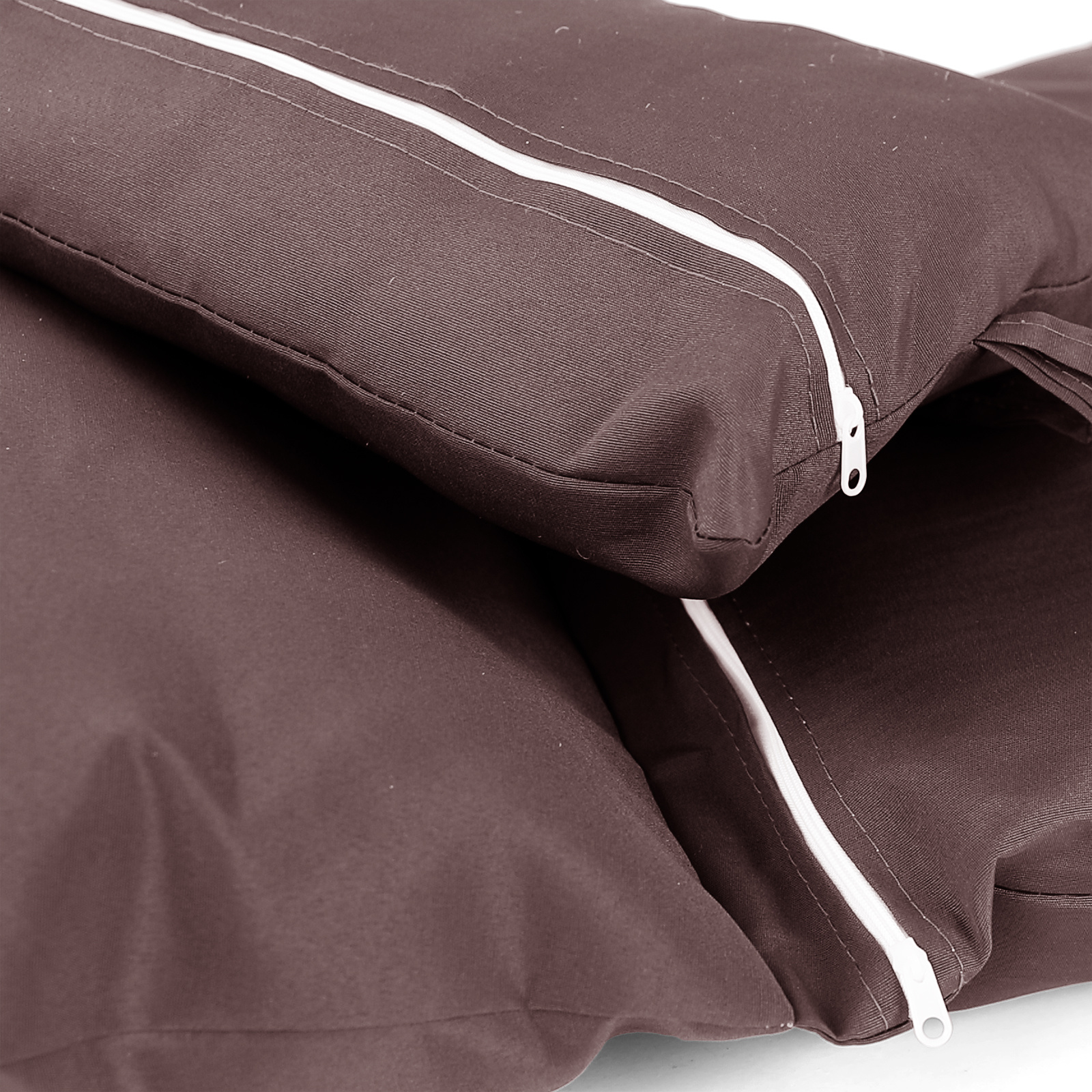 Kussen voor hangstoelmand incl. rugdeel 2-delige set stijl donkerbruin