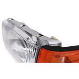 Koplamp zonder LWR 6 polig rechts + links geschikt voor Mercedes SL R107 SLC C107
