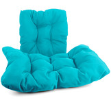 Kussen voor hangstoelmand incl. rugdeel 2-delige set Fun Turquoise