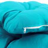 Kussen voor hangstoelmand incl. rugdeel 2-delige set Fun Turquoise