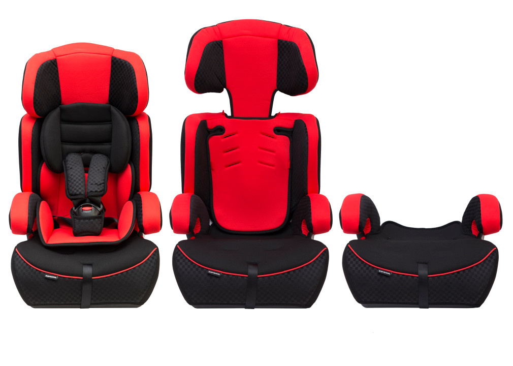 Bauerkraft autostoel - kinder autostoel - rood - 9 tot 36 kg