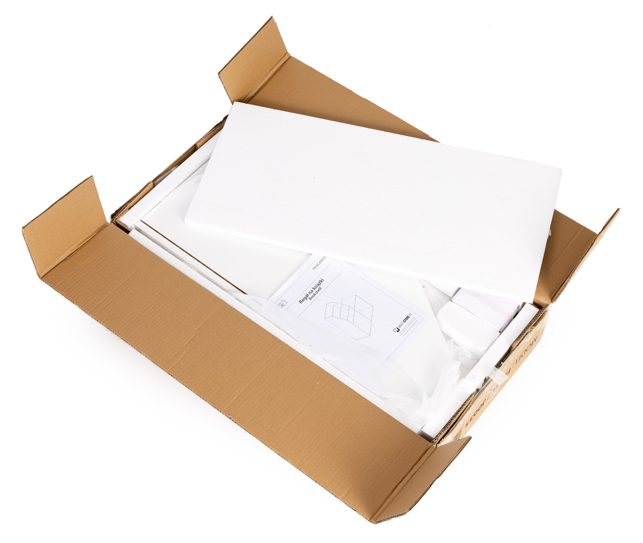 Lage boekenkast - open boekenkast - veelzijdige kast