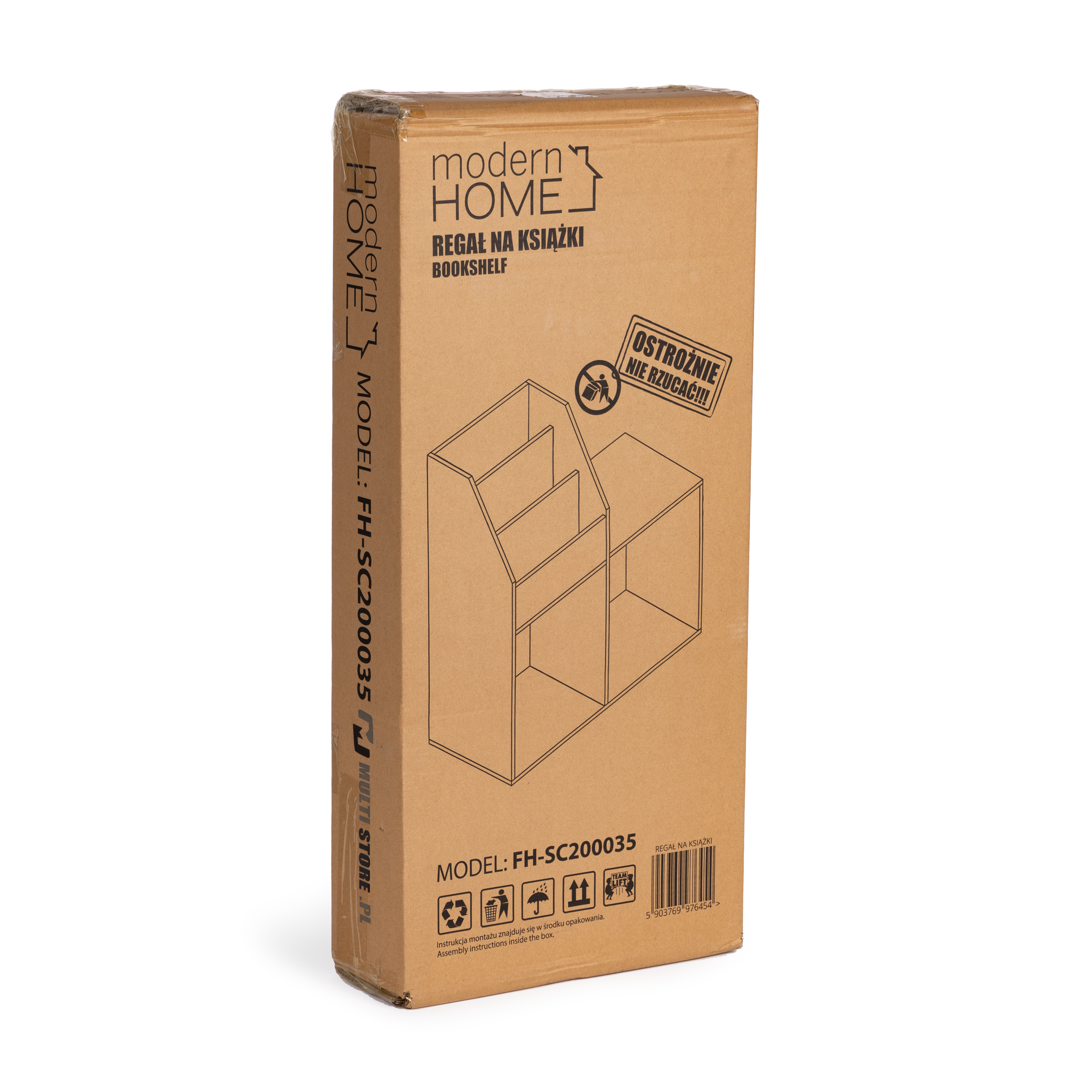 Lage boekenkast - open boekenkast - veelzijdige kast