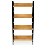 Schappenkast - open boekenkast - industriële kast - 125,5x60x28 cm