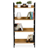 Schappenkast - open boekenkast - industriële kast - 125,5x60x28 cm