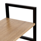 Schappenkast - open boekenkast - industriële kast - 118x60x28 cm