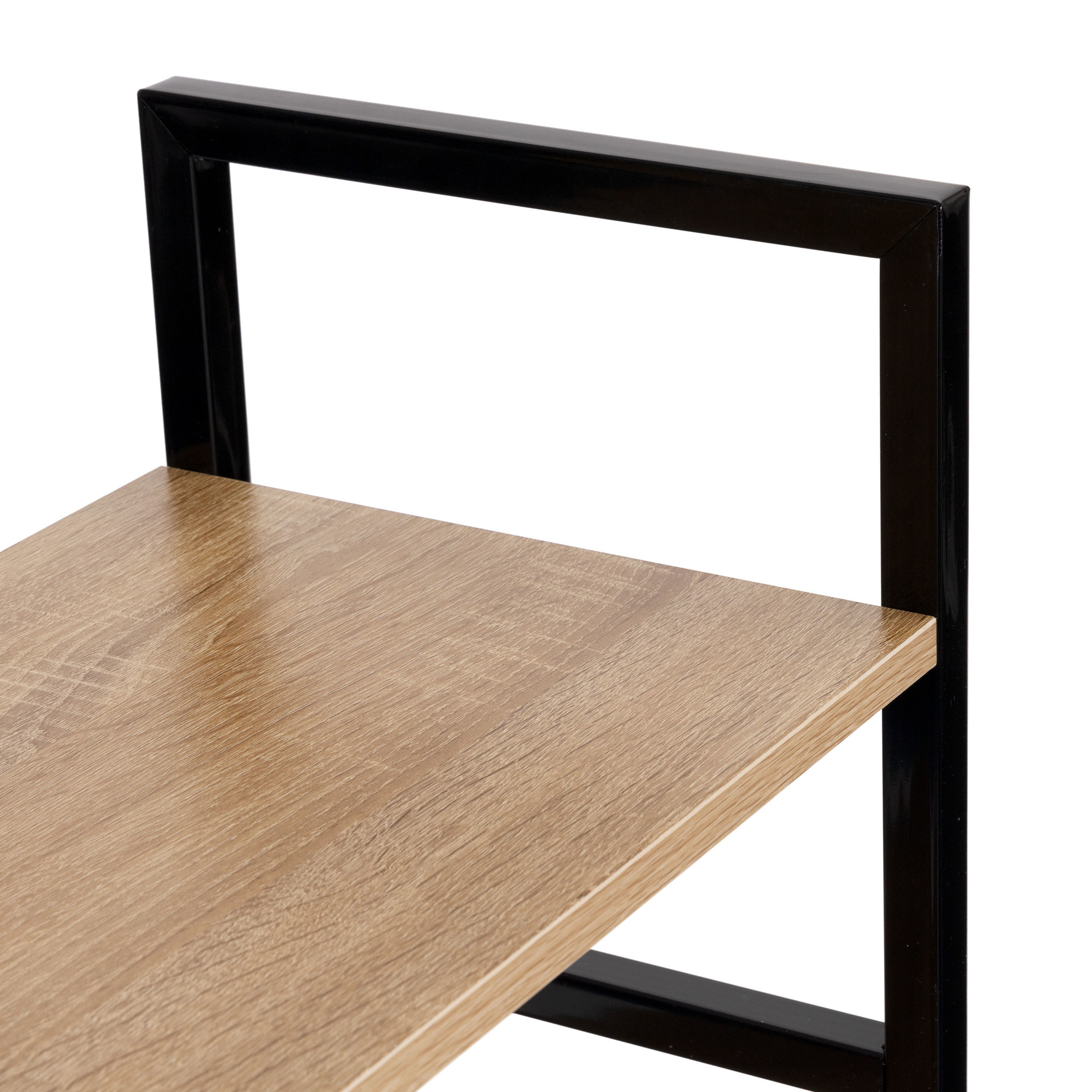 Schappenkast - open boekenkast - industriële kast - 118x60x28 cm