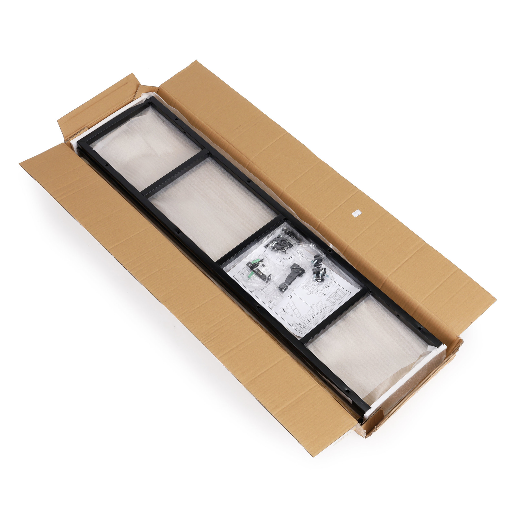 Schappenkast - open boekenkast - industriële kast - 118x60x28 cm