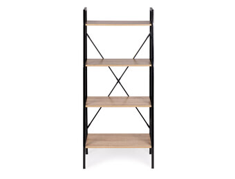 Schappenkast - open boekenkast - 118x60x28 cm - 4 planken