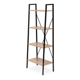 Schappenkast - open boekenkast - 118x60x28 cm - 4 planken