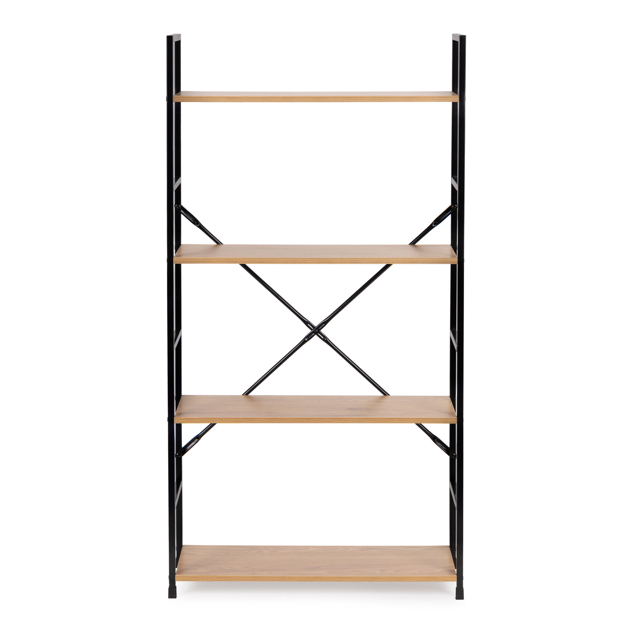 Schappenkast  - industriële kast - 118x60x28 cm - 4 planken