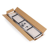 Schappenkast  - industriële kast - 118x60x28 cm - 4 planken