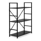 Schappenkast - industriële kast - 80x59,5x23,5 cm - 3 planken