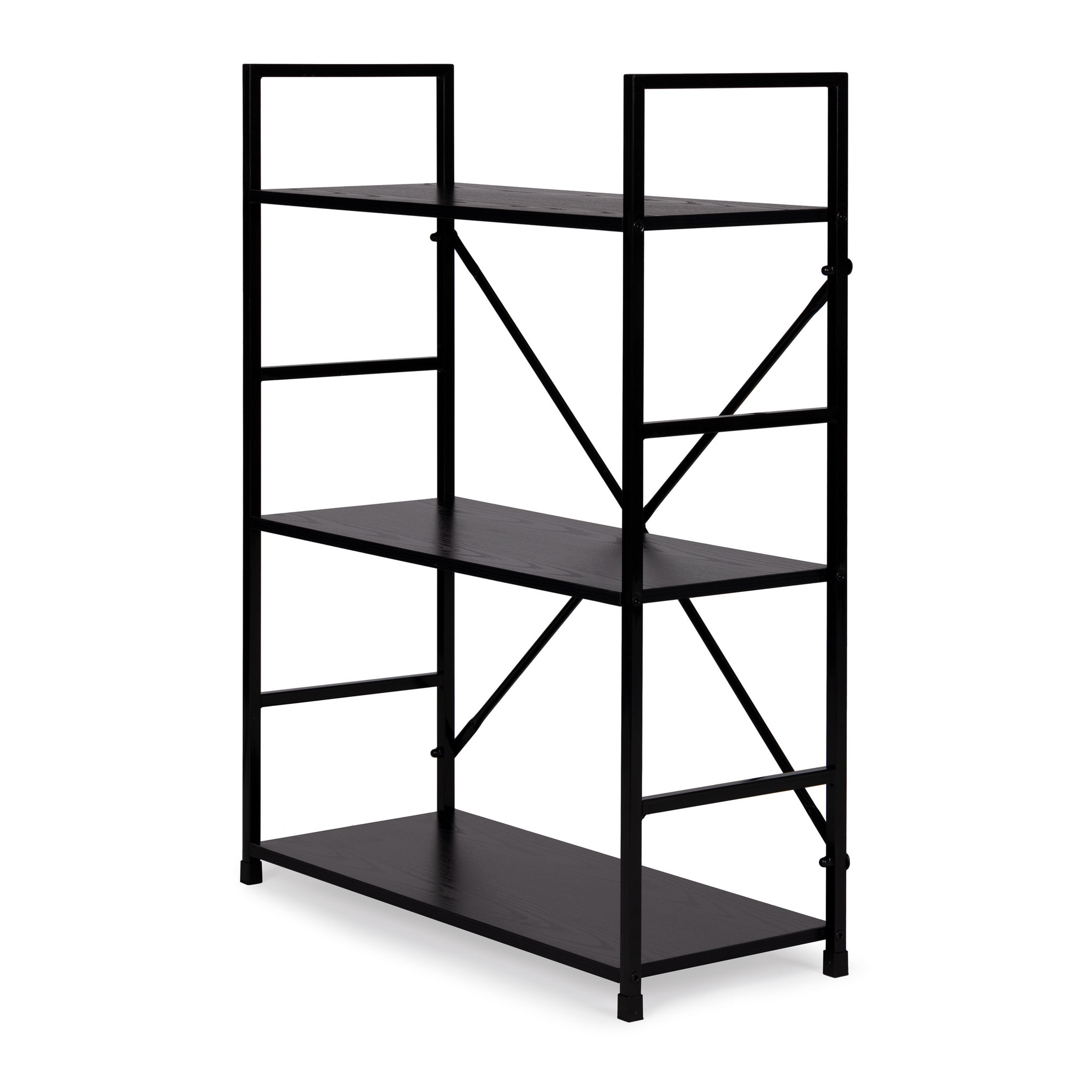 Schappenkast - industriële kast - 80x59,5x23,5 cm - 3 planken