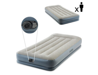 Intex luchtbed - met ingebouwde pomp - 199 x 91 x 30 cm