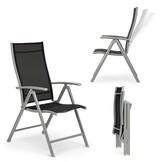 Tuintafel - eettafel - glazen tuinset - 6 personen