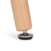 Ronde tafel - koffie tafel - scandinavische stijl - 80 cm wit blad