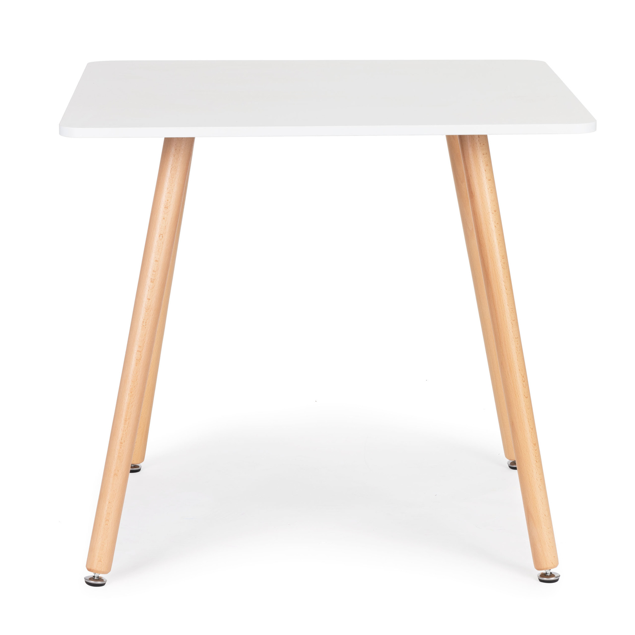 Vierkantige tafel - koffietafel - scandinavische stijl - wit