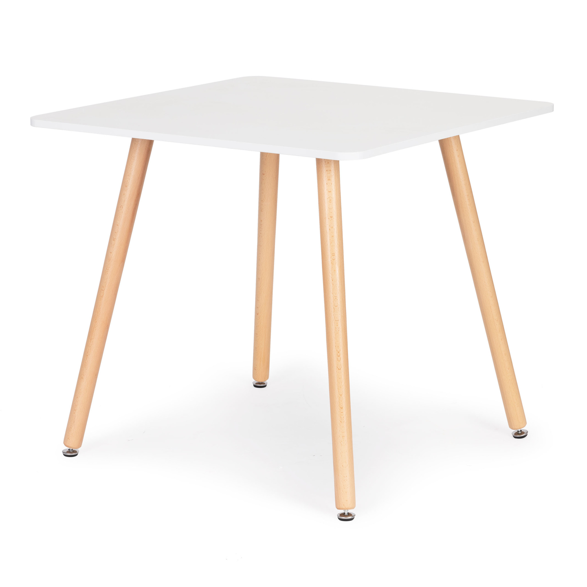 Vierkantige tafel - koffietafel - scandinavische stijl - wit