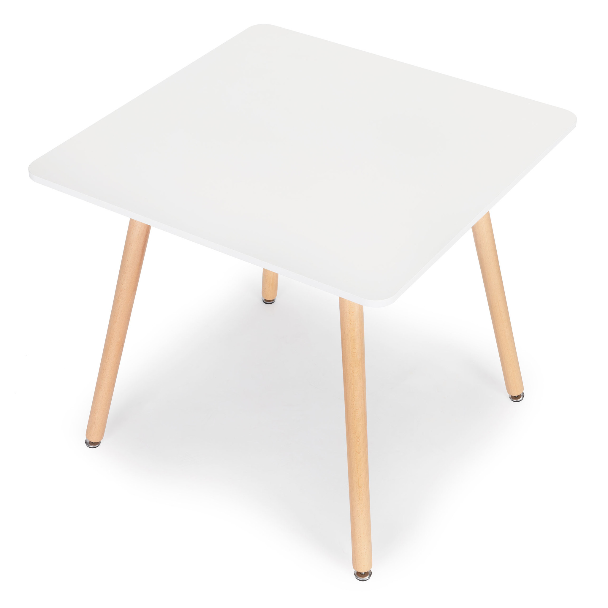 Vierkantige tafel - koffietafel - scandinavische stijl - wit