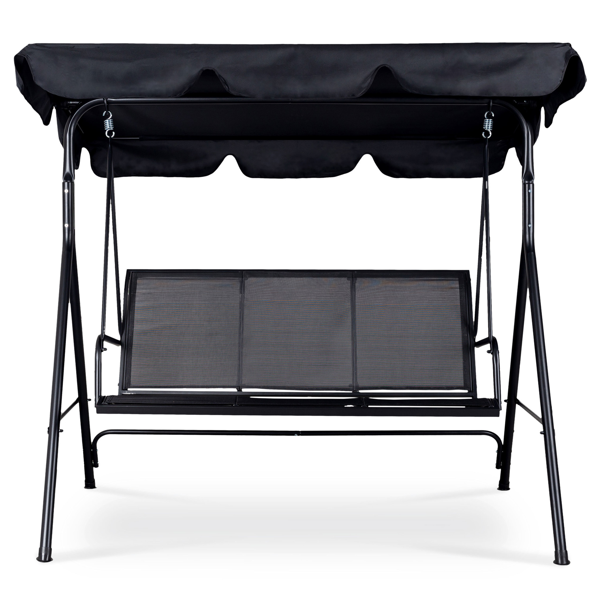 Tuinschommel - verstelbaar dak - voor 3 personen