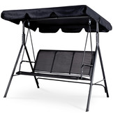 Tuinschommel - verstelbaar dak - voor 3 personen