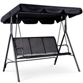 Tuinschommel - verstelbaar dak - voor 3 personen