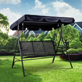 Tuinschommel - verstelbaar dak - voor 3 personen