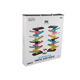 Autobaan speelgoed - dubbele glijbaan - verschillende kleuren