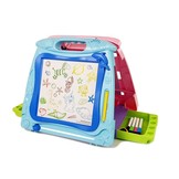 Tekenbord - dubbelzijdig - 3 dieren magneten - 34x4x34 cm