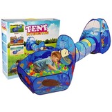 Speeltent - ballen mand & tunnel - 100 ballen