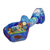 Speeltent - ballen mand & tunnel - 100 ballen