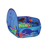 Speeltent - ballen mand & tunnel - 100 ballen