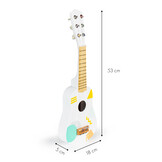 Kindergitaar - houten gitaar - met 6 snaren