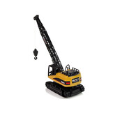 RC hijskraan - met licht en geluid  - 20X12X40 cm - zwart