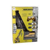 RC hijskraan - met licht en geluid  - 20X12X40 cm - zwart