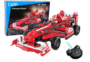 RC race auto - bouwblokken  - rood