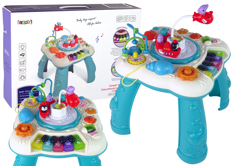 Activiteiten tafel - licht & muziek - 30x30x45 cm