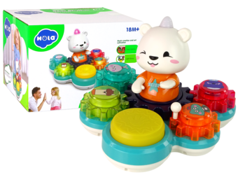 Activiteiten tafel - licht & muziek - 21x20x15 cm