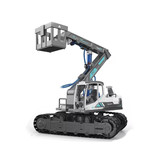 Caterpillar - graafmachine speelgoed - 6 in 1 zelf bouwpakket