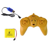 RC rups graafmachine-motorgeluid- bestuurbare bak- geel