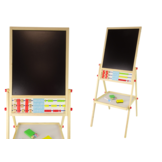 Krijtbord - van hout - krijt & wit bord - 101x41x39 cm