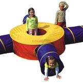 Kinder speeltent - speelhuisje tuin - 7in1 huisjes - 4 tunnels