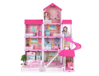 Poppenhuis - poppenhuis met meubels - met LED