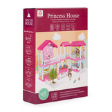 Poppenhuis - poppenhuis meubels - rose - met led