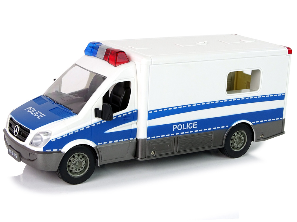 RC politieauto - sirene geluid en verlichting - blauw