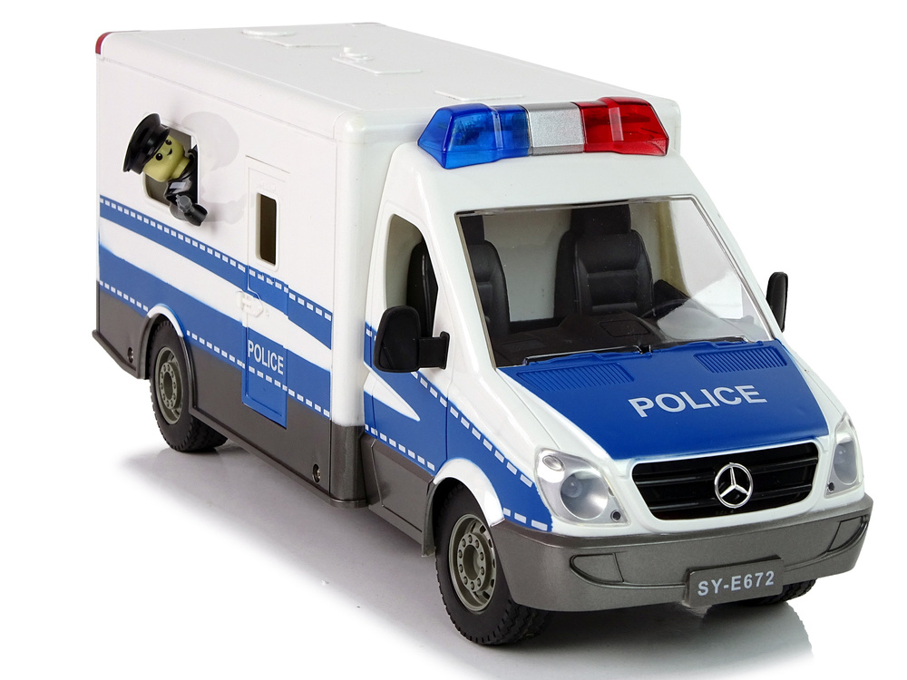 RC politieauto - sirene geluid en verlichting - blauw