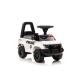 Loopauto - politie thema - 62x29x43 cm - wit